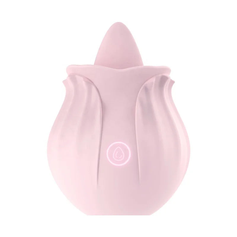 Rose Big Mouth Rose Vibrator 9 Vibrating Nipples Clit,Massager!
