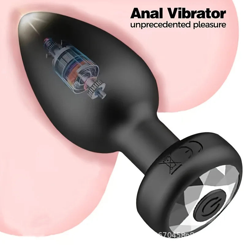 Wireless Remote Control Masturbators Anal Plug 10 Frequency