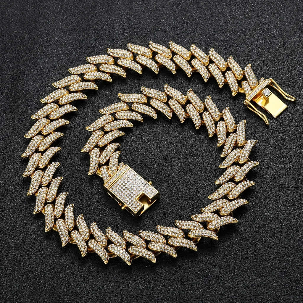 17mm Rhinestone Chain+Bracelet